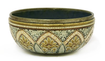 Lot 12 - A Doulton Lambeth stoneware bowl