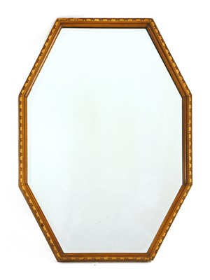 Lot 113 - An Art Deco mahogany mirror