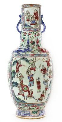 Lot 52 - A Chinese Canton famille rose vase