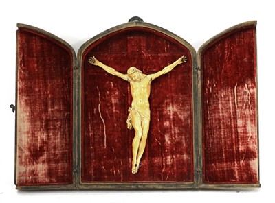 Lot 111 - An ivory Corpus Christi