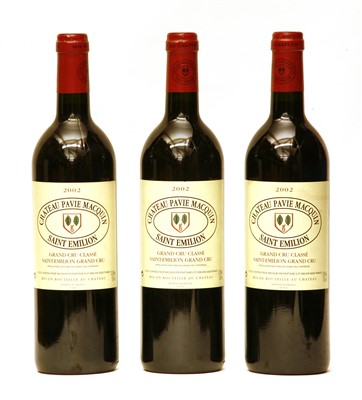 Lot 195 - Chateau Pavie Maquin, Saint-Émilion Grand Cru, 2002, three bottles