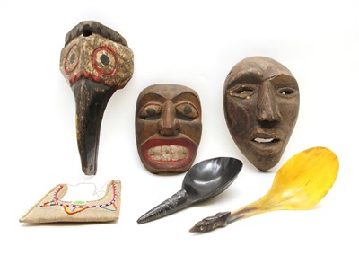 Lot 247 - Six north west coast items
