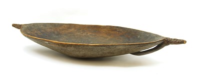 Lot 257 - A Papua New Guinea carved wood food bowl