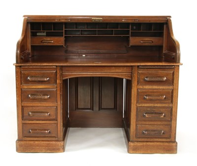 Lot 376 - An American walnut `Derby Desk'