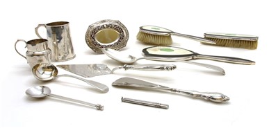 Lot 60 - A collection of silver items