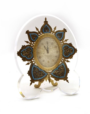 Lot 240 - A French strut clock