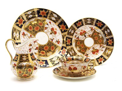 Lot 245 - A Derby porcelain tea service