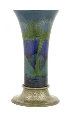 Lot 25 - A Moorcroft 'Moonlit Blue' vase