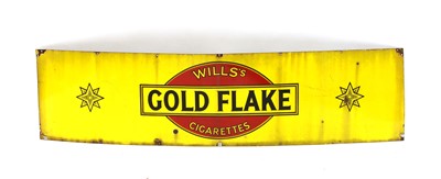 Lot 269 - An enamelled Will's Goldflake cigarettes sign