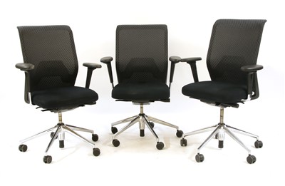 Lot 592 - Three 'Vitra' modern office chairs