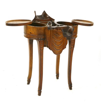 Lot 61 - A walnut drinks compendium