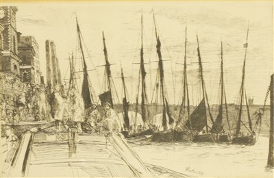 Lot 94 - JAMES ABBOTT MCNEILL WHISTLER (American, 1834-1903)