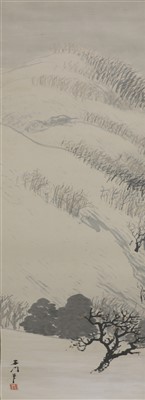 Lot 341 - A Japanese hanging scroll
