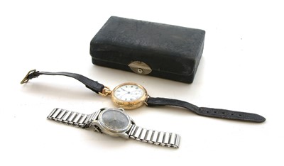 Lot 55 - A 15ct gold Waltham ladies pocket watch