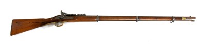 Lot 241 - A Snider-Enfield .577 triple banded breech-loading rifle