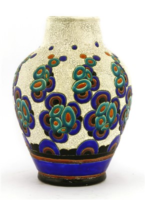 Lot 205 - A Boch Frères Keramis pottery vase