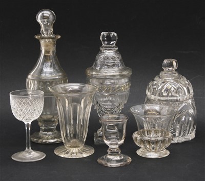 Lot 207 - A collection of 18th Century and later table glass