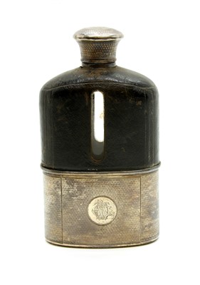 Lot 108 - A small 19th century spirit flask by  'Asprey'