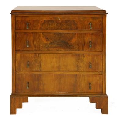 Lot 304 - An Art Deco chest of four drawers