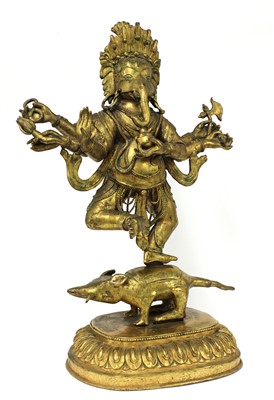 Lot 393 - A Chinese bronze bodhisattva
