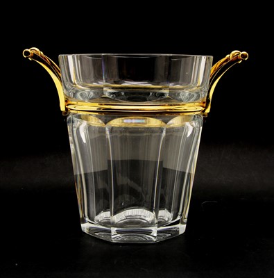 Lot 145 - A Baccarat crystal champagne bucket
