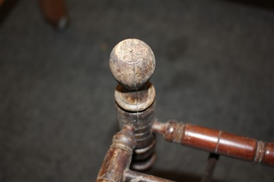 Lot 79 - A stained stool