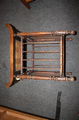 Lot 79 - A stained stool