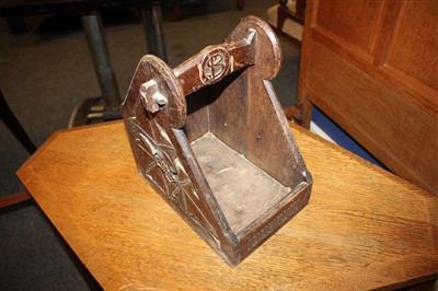 Lot 79 - A stained stool