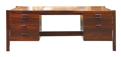 Lot 626 - A rosewood desk