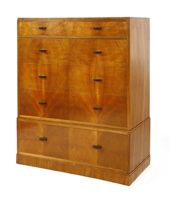 Lot 306 - A Red Rose Guild walnut chest of drawers