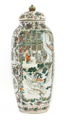 Lot 80 - A Chinese famille rose vase