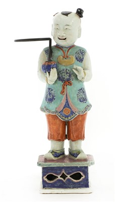 Lot 87 - A Chinese famille rose figure
