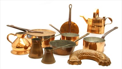 Lot 477 - A copper watering can