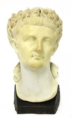 Lot 100 - A Grand Tour carved marble bust