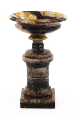 Lot 103 - A Blue John pedestal bowl