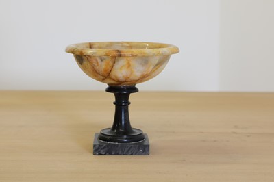 Lot 43 - A Derbyshire fluorspar bowl on stand