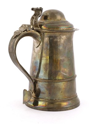 Lot 6 - A George III silver tankard