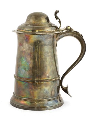 Lot 6 - A George III silver tankard