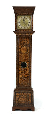 Lot 677 - A marquetry longcase clock