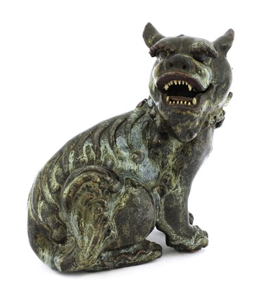 Lot 88 - A Chinese Shiwan ware figure