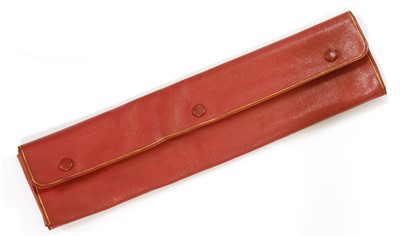 Lot 642 - A Cartier pearl necklace presentation folder or folding case