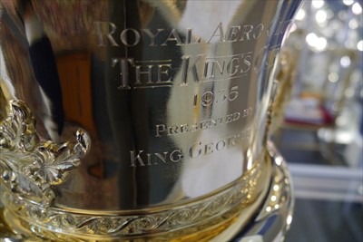 Lot 11 - A silver gilt flying trophy 'The King's Cup'