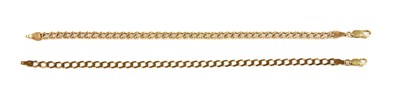 Lot 32 - A 9ct gold curb link bracelet