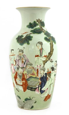 Lot 57 - A Chinese famille rose vase