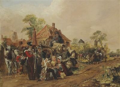 Lot 421 - Circle of John Augustus Atkinson OWS (1775-1833)