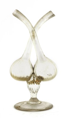 Lot 274 - A glass oil and vinegar bottle