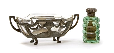 Lot 147 - A late 19th century Bohemian glass scent bottle