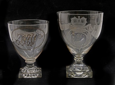 Lot 226 - A Georgian glass rummer