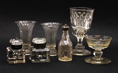 Lot 324 - A collection of Georgian and later glass
