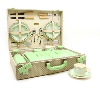 Lot 300 - A 'Brexton' picnic set in case